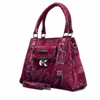 Marbled Structured Handbag